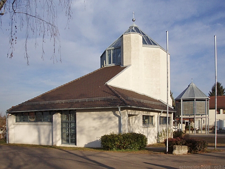 Kostel Svatého Kříže v heilbronnské čtvrti Böckingen, k jehož náboženské obci patřil
