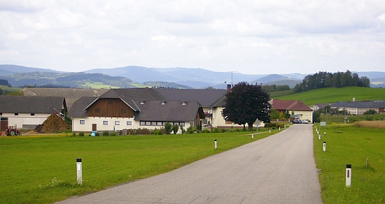 Pohled do Čech z Německého Heršláku (Deutsch Hörschlag)