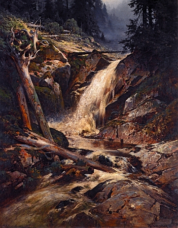 Vodopád na Šumavě je název obrazu Karla Liebschera (1851-1906) ze sbírek Národní galerie v Praze, namalovaného někdy v osmdesátých letech devatenáctého století