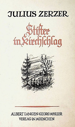 Obálka Zerzerovy knihy (Langen-Müller Verlag, Mnichov, 1928)