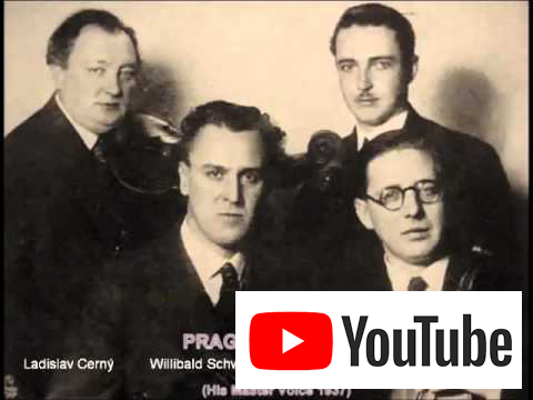 Záznam koncertu Pražského kvarteta z roku 1947